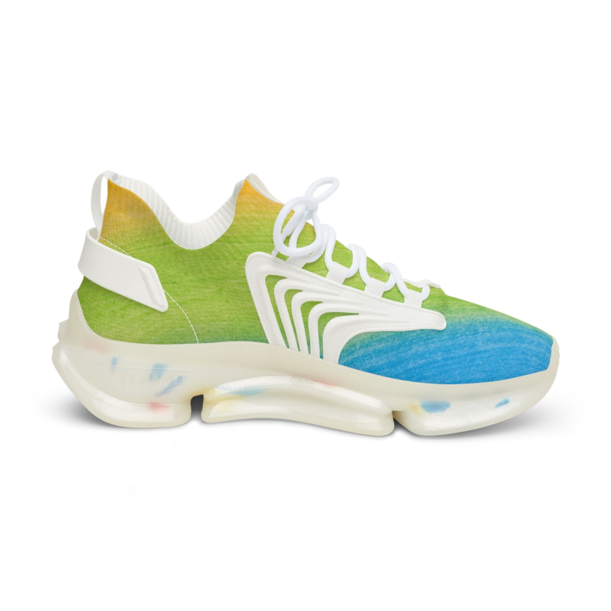 Rainbow Mesh Sports Sneakers