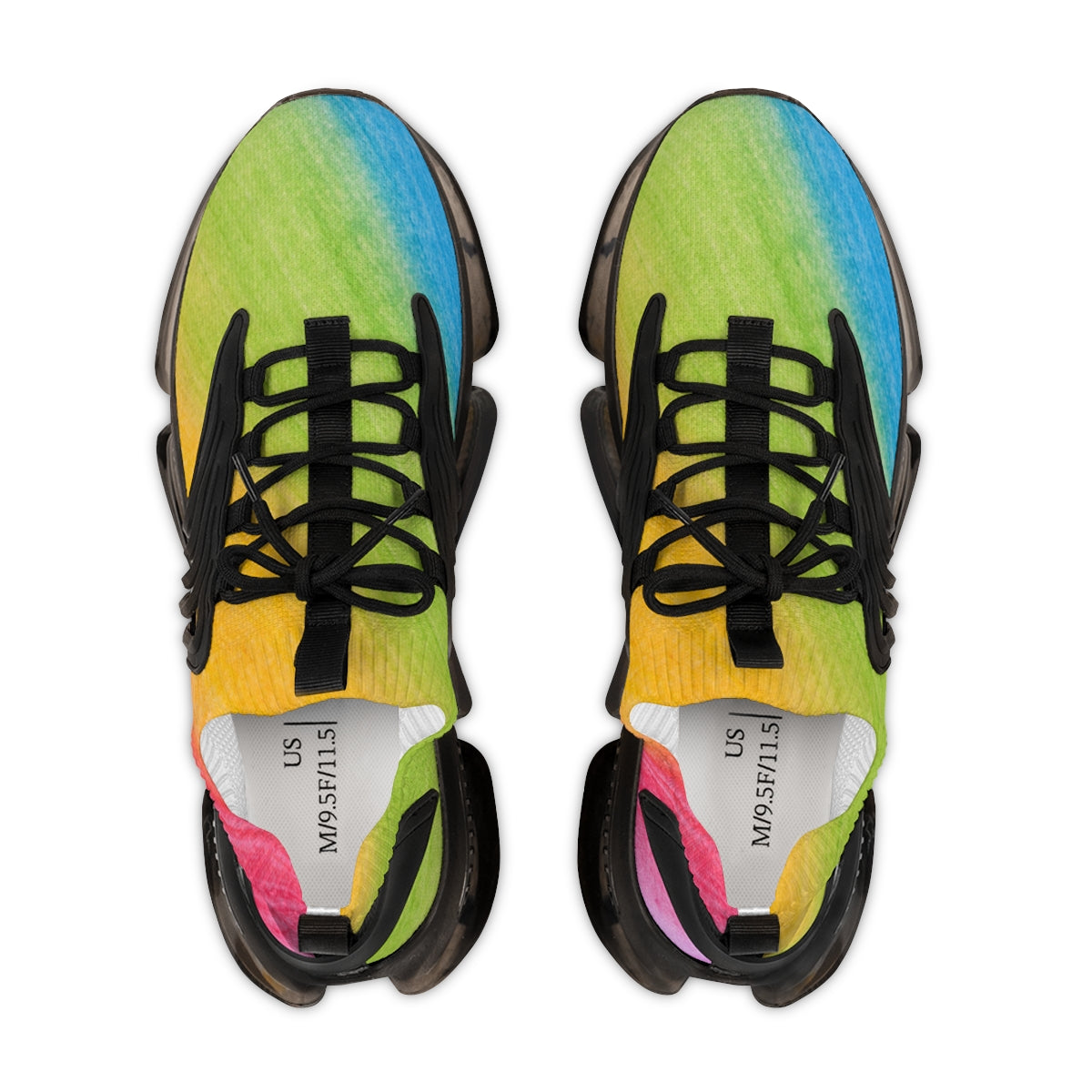 Rainbow Mesh Sports Sneakers